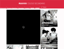 Tablet Screenshot of colegioaula21.edu.ar